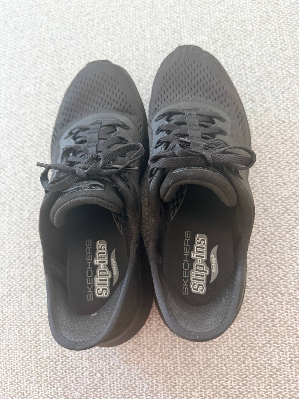 Skechers Women Black Slip-Ins Arch Fit